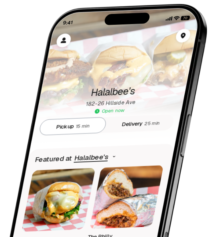 Halalbee's app preview
