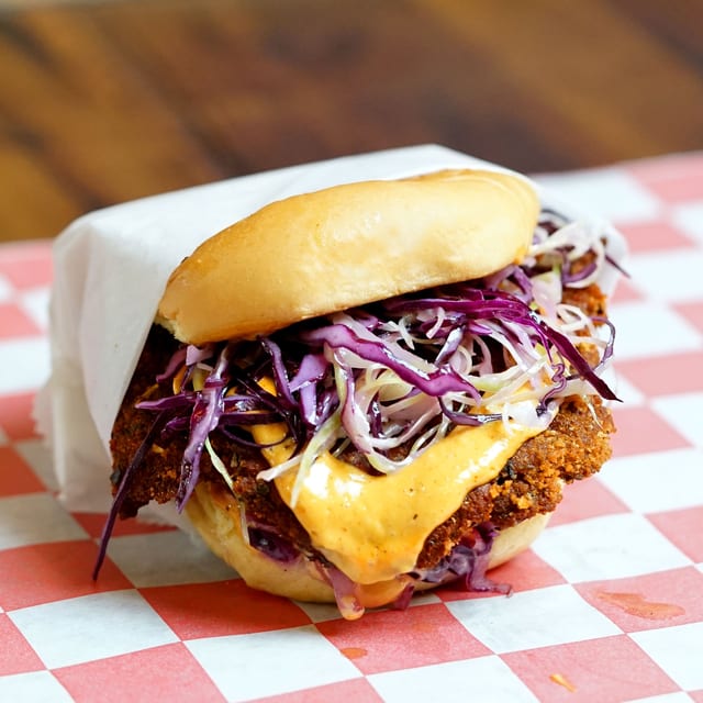 Firehouse Chicken Sandwich.